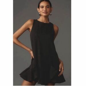 Mac Duggal 20957 Short Homecoming Ruffle Hem Cocktail Dress Size M Black
NWT